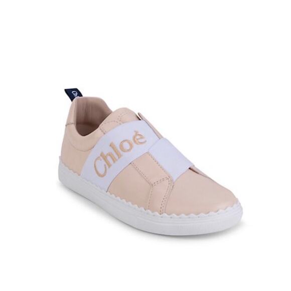 Chloe’ Lauren Slip-on Sneakers in Light Pink - Picture 2 of 9